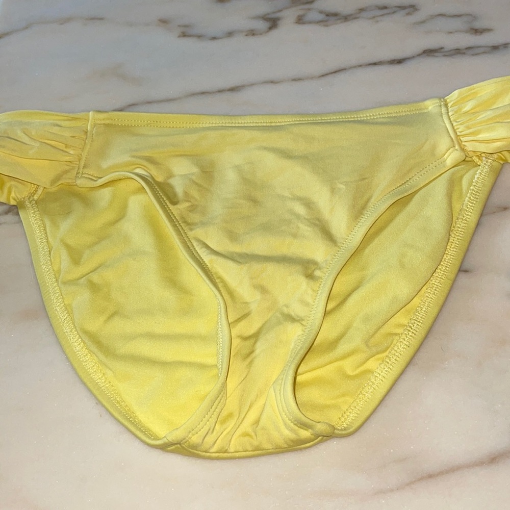 Massimo yellow bikini bottoms size large